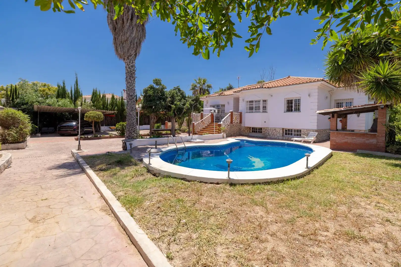 Schwimmbecken von Haus oder Chalet zum Verkauf in Málaga mit Klimaanlage, Terrasse und Abstellraum