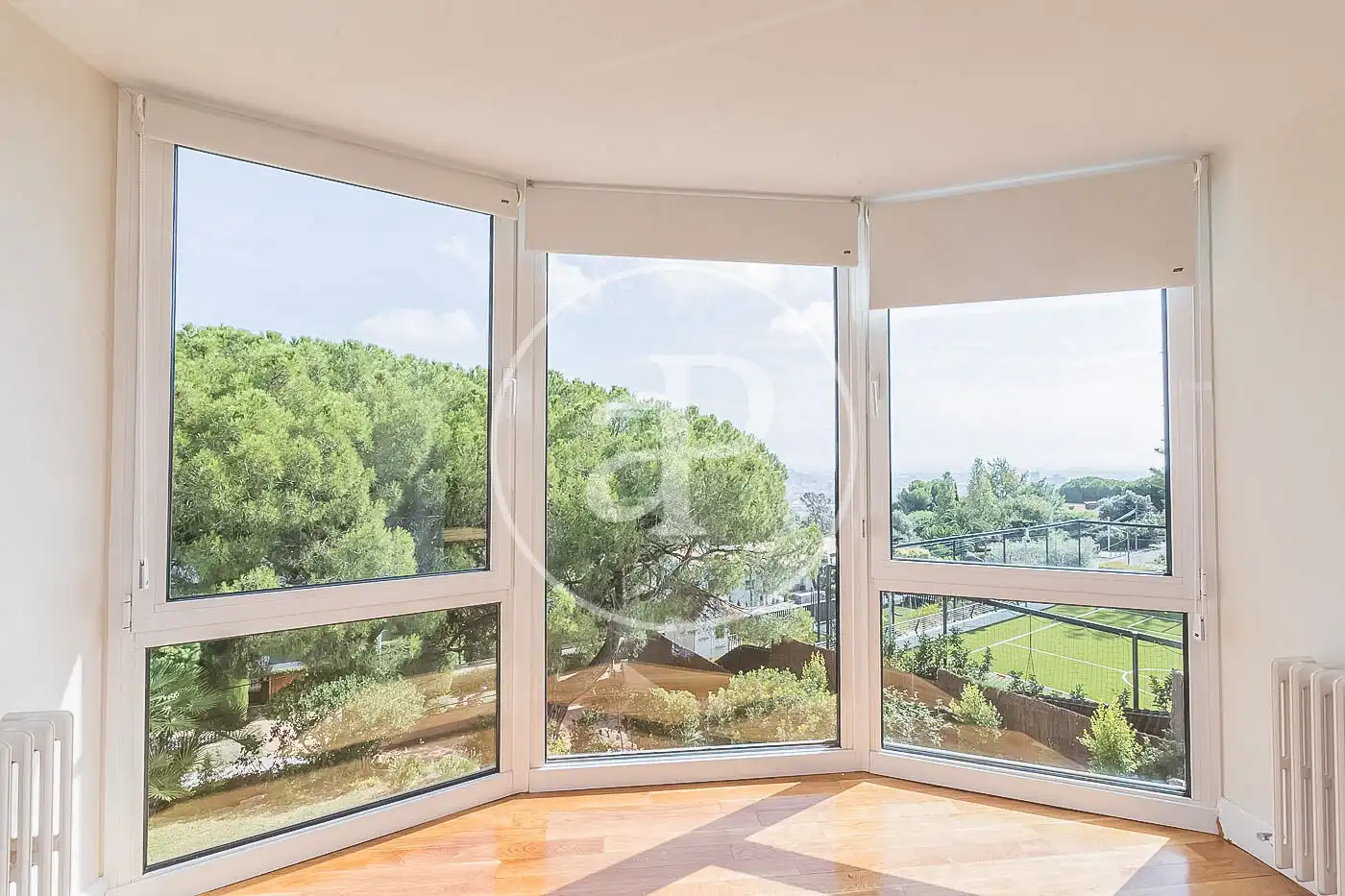 Bedroom of Houses for rent in Barcelona  with Air Conditioner, Heating and Private garden
