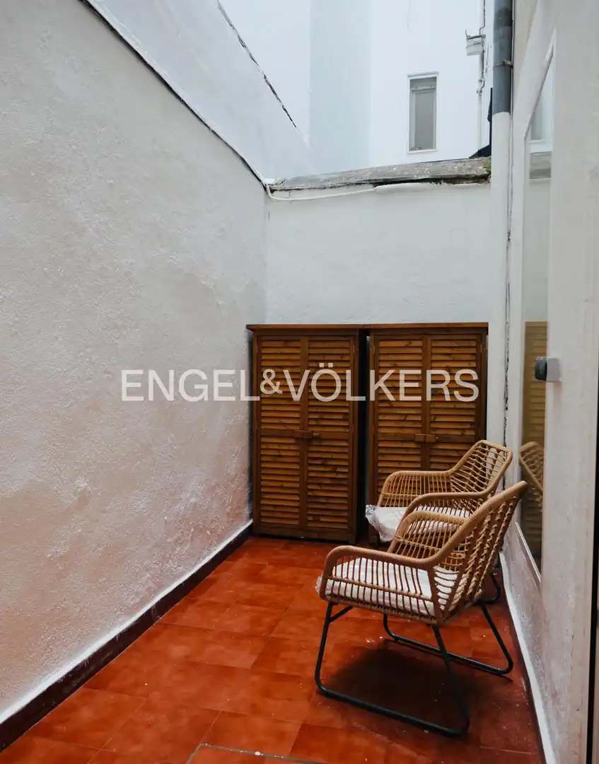 Terraza de Apartamento de alquiler en Madrid con Calefacción