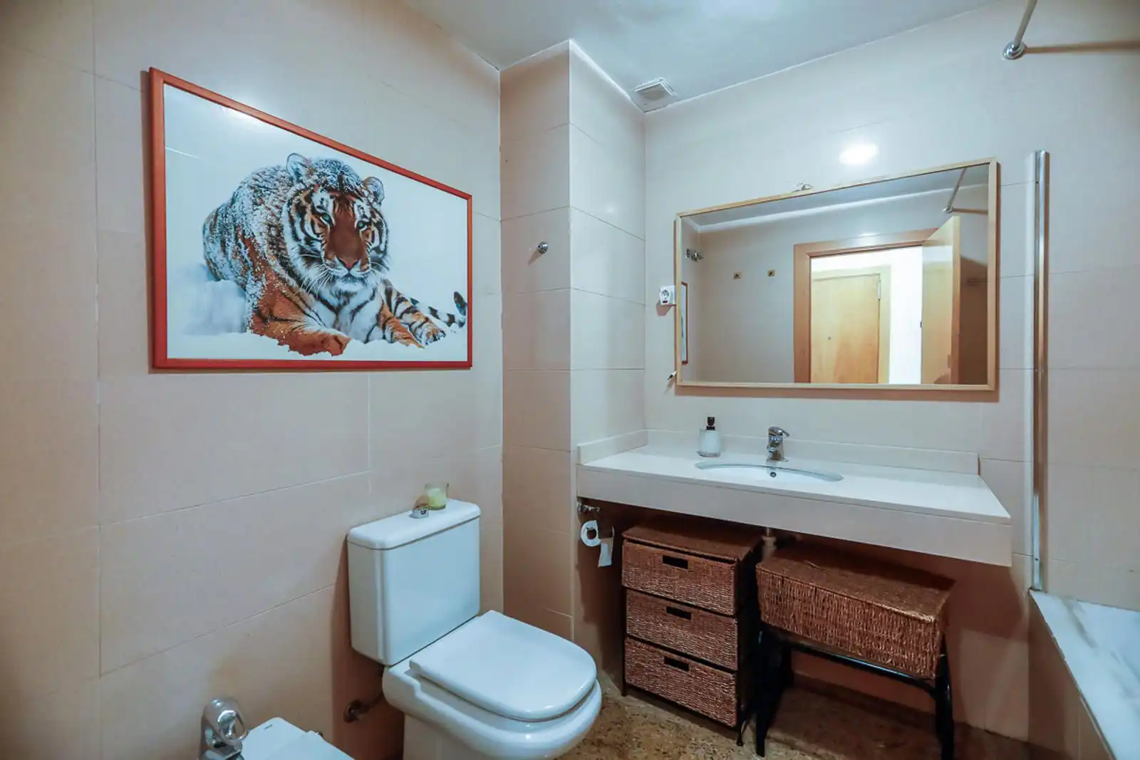 Badezimmer von Maisonette zum Verkauf in Sabadell mit Klimaanlage, Heizung und Parkett