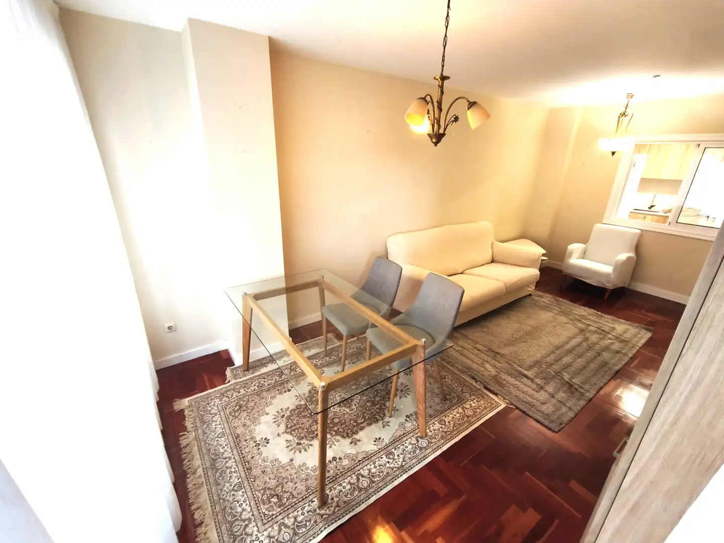 Living room of Apartments for rent in Vigo   with Storage room, Furnished and Balcony