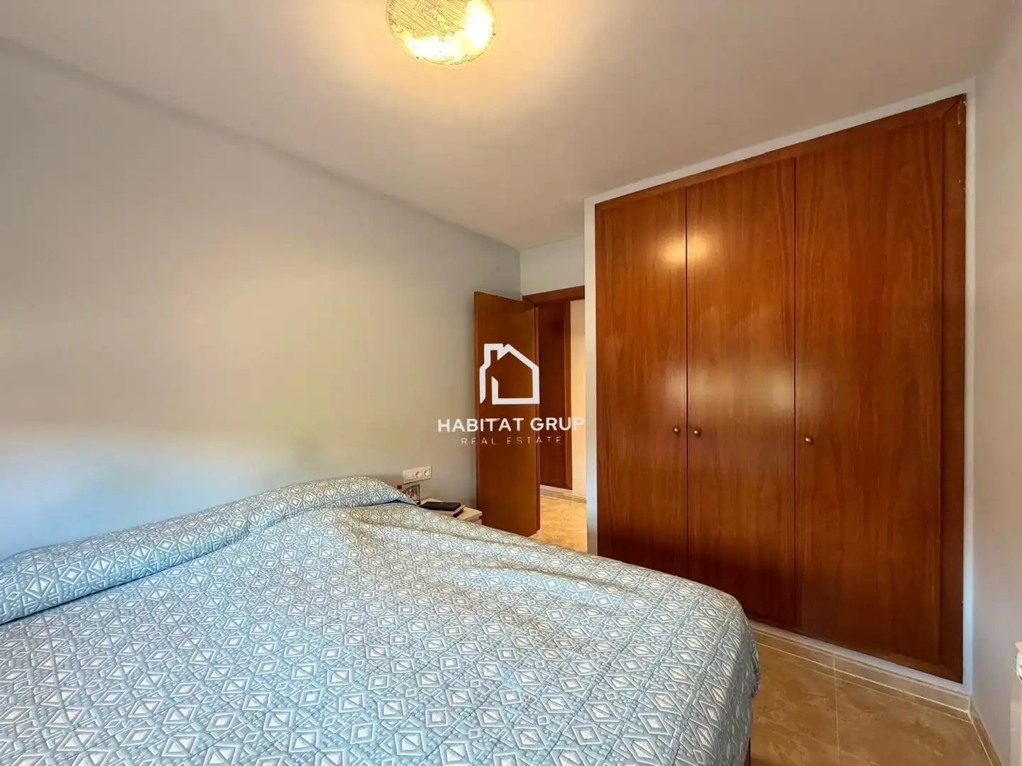 Schlafzimmer von Wohnung zum Verkauf in Riudarenes mit Klimaanlage, Heizung und Terrasse