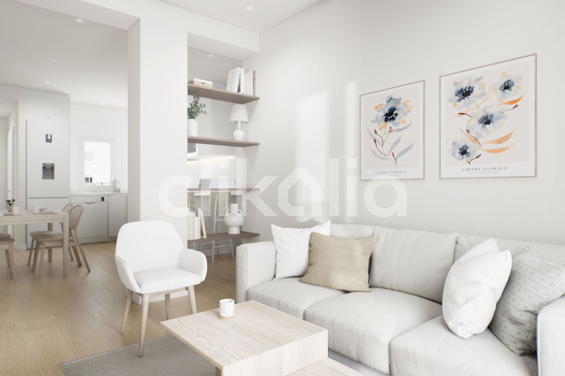 Living room of Flat for sale in  Sevilla Capital  with Terrace