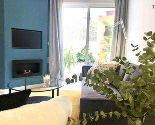 Living room of Apartment to rent in  Valencia Capital  with Air Conditioner