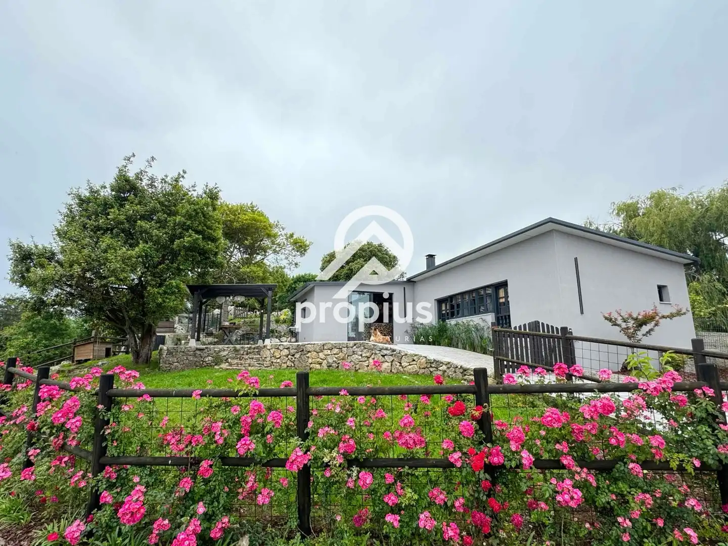 Vista exterior de Casa o chalet en venta en Ribadesella con Calefacción, Jardín privado y Terraza
