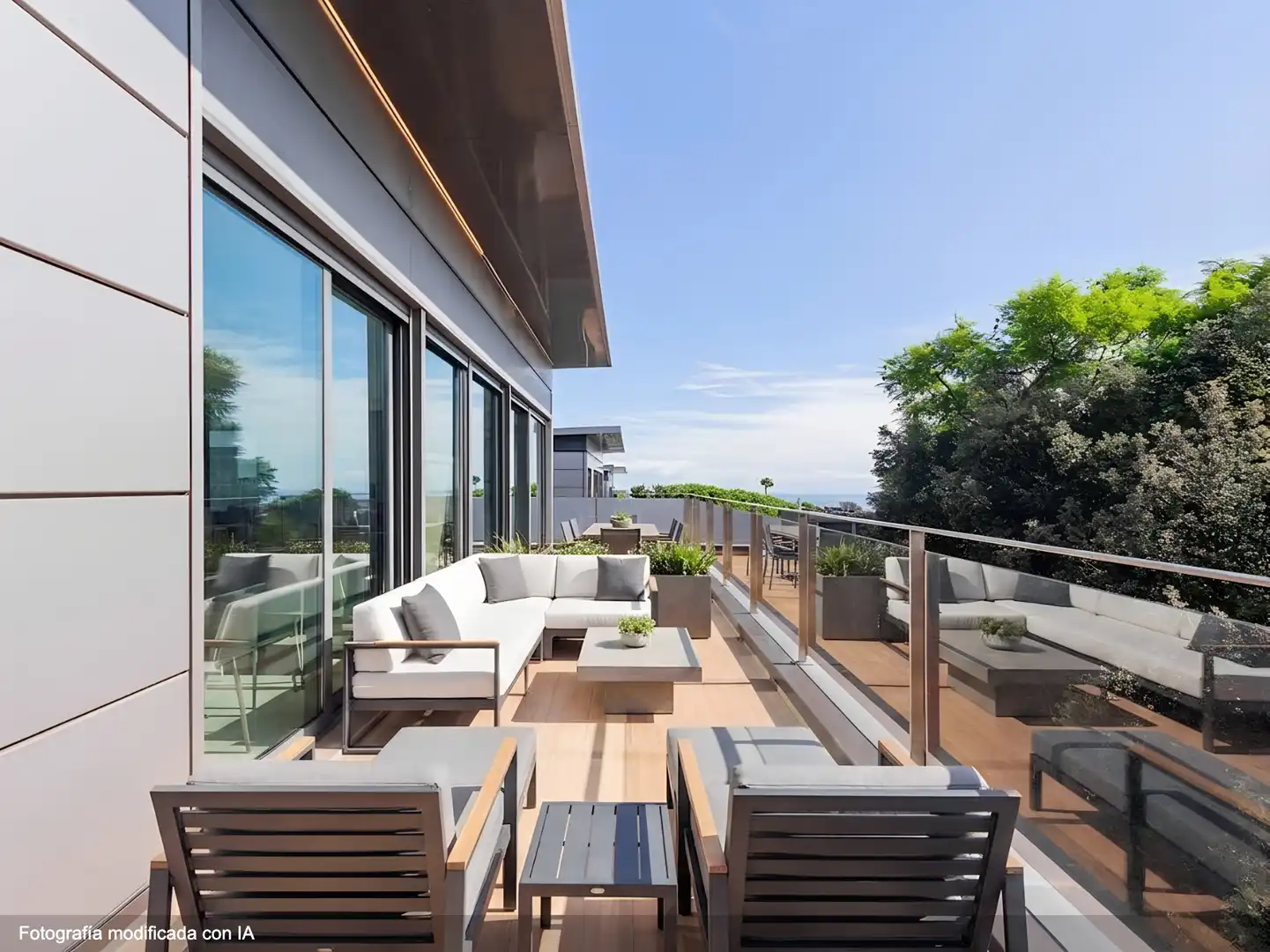 Terraza de Casa o chalet en venta en Barcelona con Aire acondicionado, Calefacción y Jardín privado