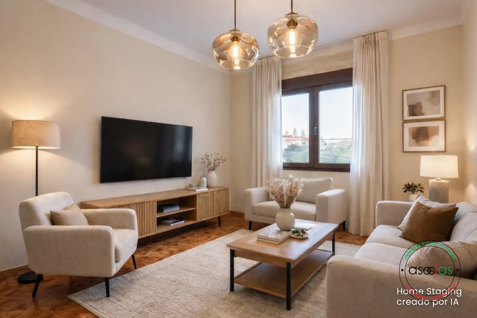 Living room of Flat for sale in Gijón   with Heating and Private garden