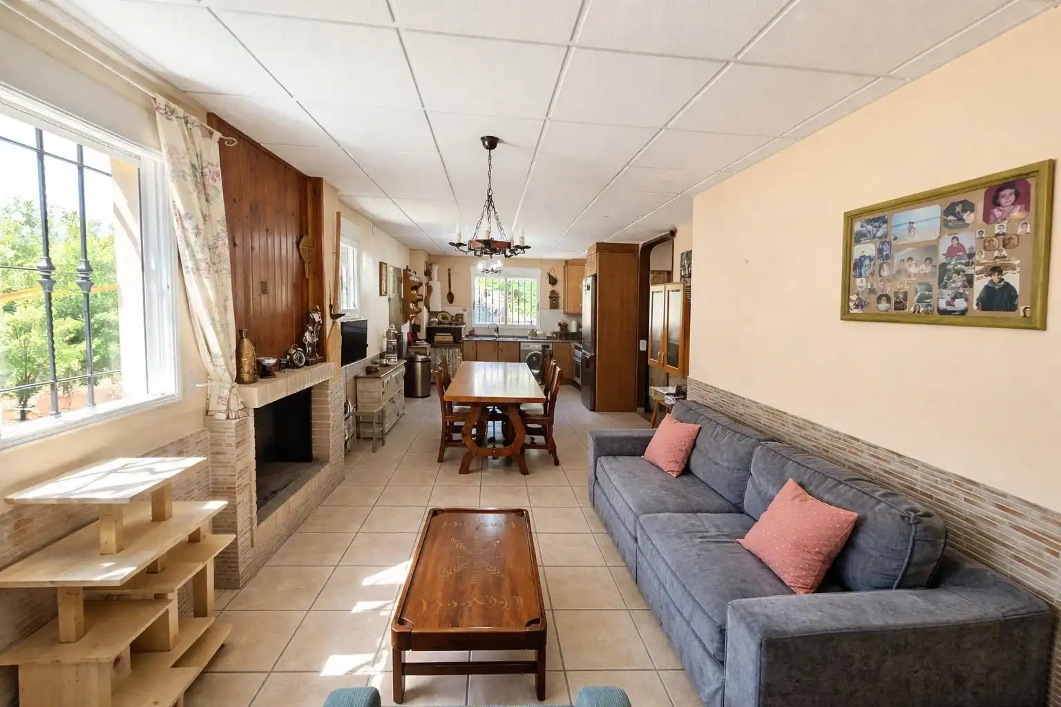 Sala de estar de Casa o chalet en venta en L'Alfàs del Pi con Aire acondicionado, Jardín privado y Terraza