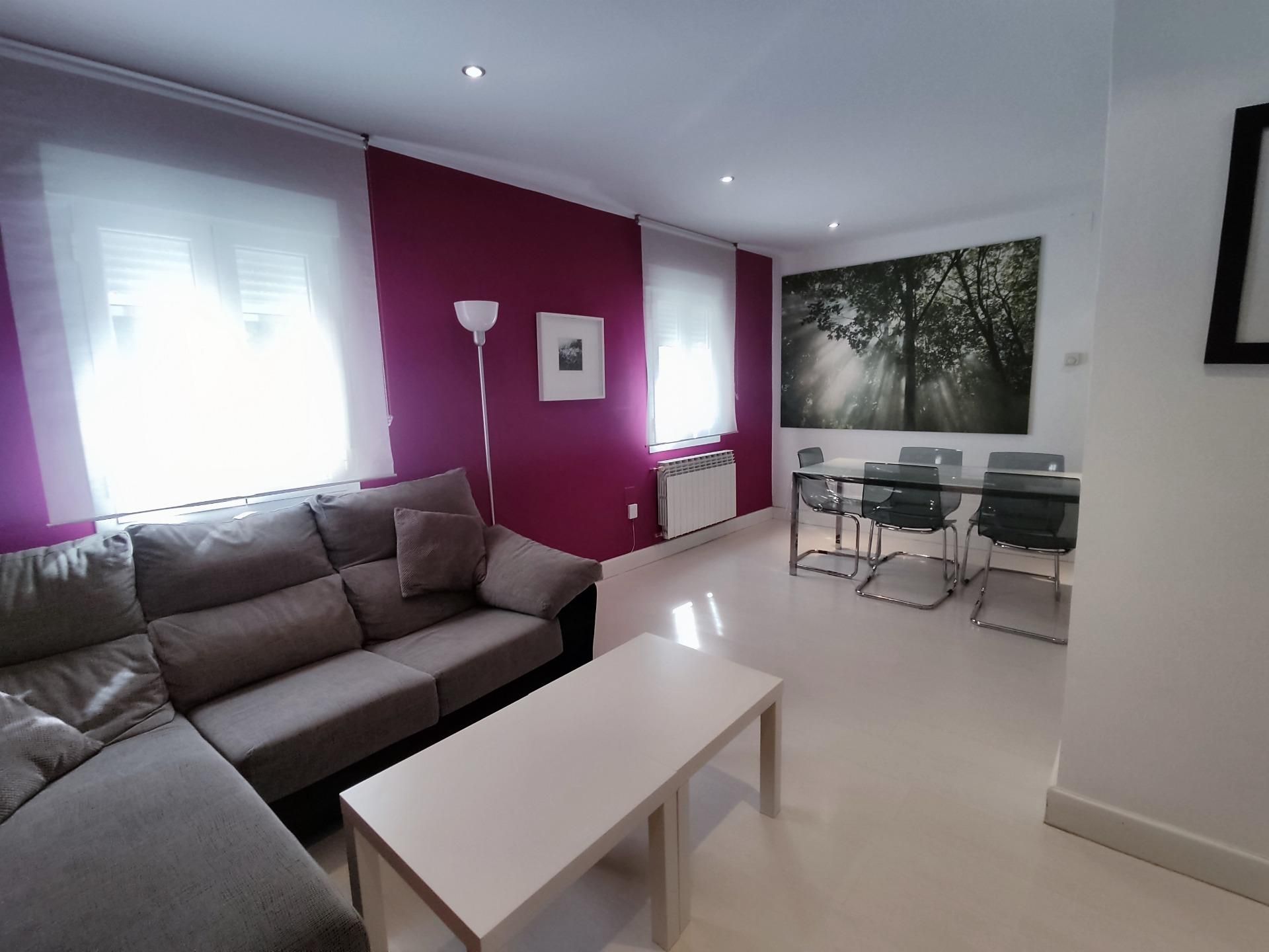 Sala de estar de Apartamento de alquiler en Burgos Capital con Calefacción