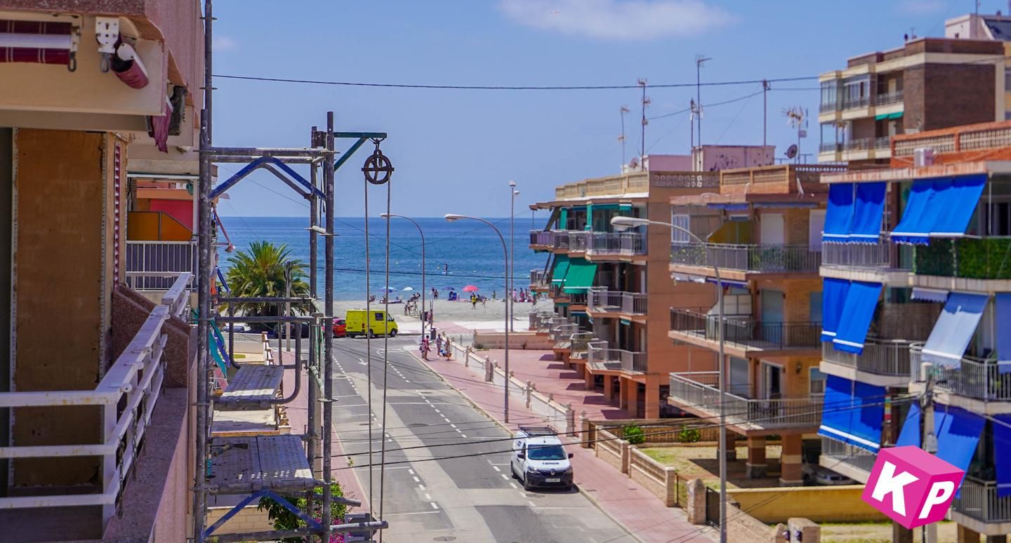 Exterior view of Flat for sale in Santa Pola  with Air Conditioner, Terrace and Storage room