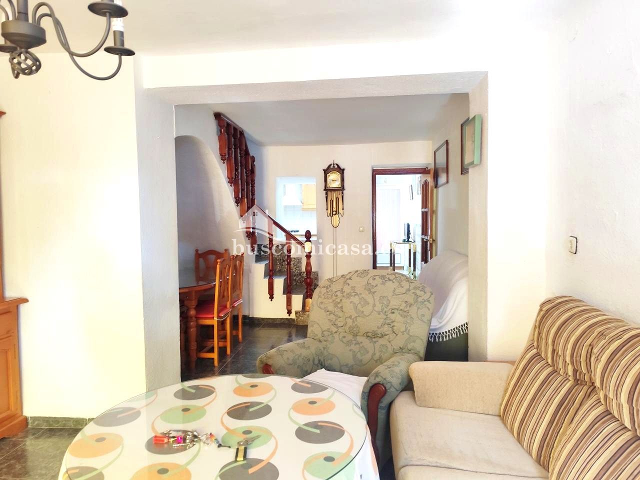 Living room of Single-family semi-detached for sale in  Jaén Capital  with Air Conditioner, Terrace and Furnished