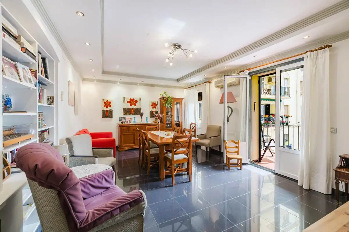 Sala de estar de Piso en venta en Málaga Capital con Aire acondicionado, Calefacción y Terraza