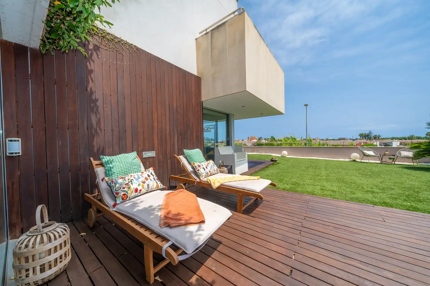 Terraza de Casa o chalet en venta en Santa Susanna con Aire acondicionado, Calefacción y Jardín privado