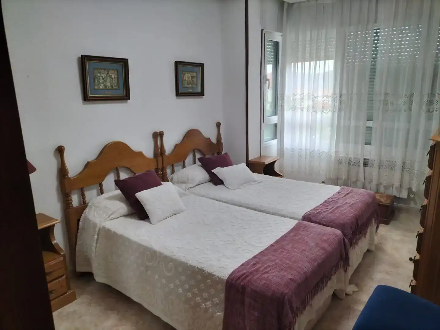 Schlafzimmer von Wohnung zum Verkauf in Meruelo mit Balkon
