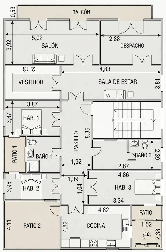 Wohnung zur Miete in Las Palmas de Gran Canaria mit Balkon