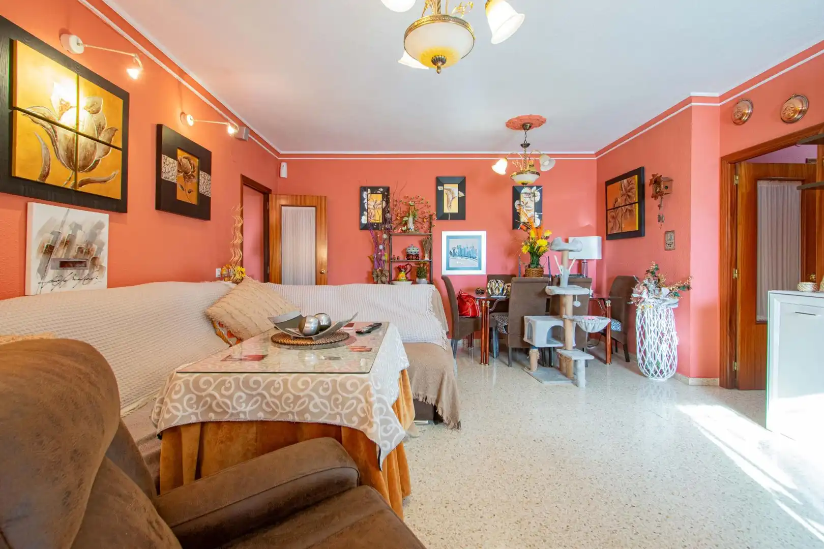Sala de estar de Piso en venta en Sevilla con Aire acondicionado, Terraza y Trastero