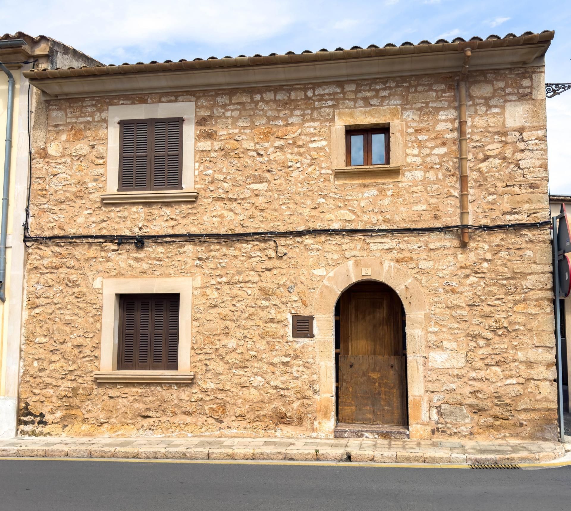 Vista exterior de Casa adosada en venda en Santanyí amb Aire condicionat, Calefacció i Terrassa