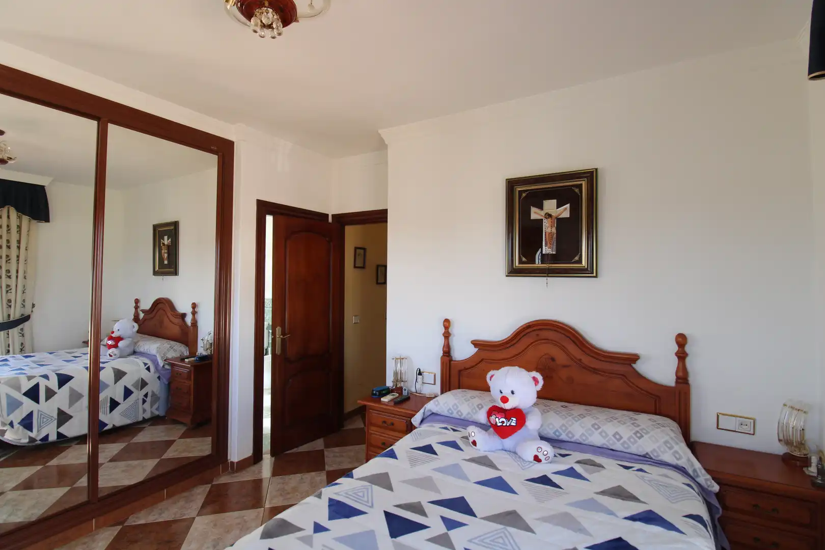 Schlafzimmer von Country house zum Verkauf in Alhaurín de la Torre mit Klimaanlage, Heizung und Privatgarten