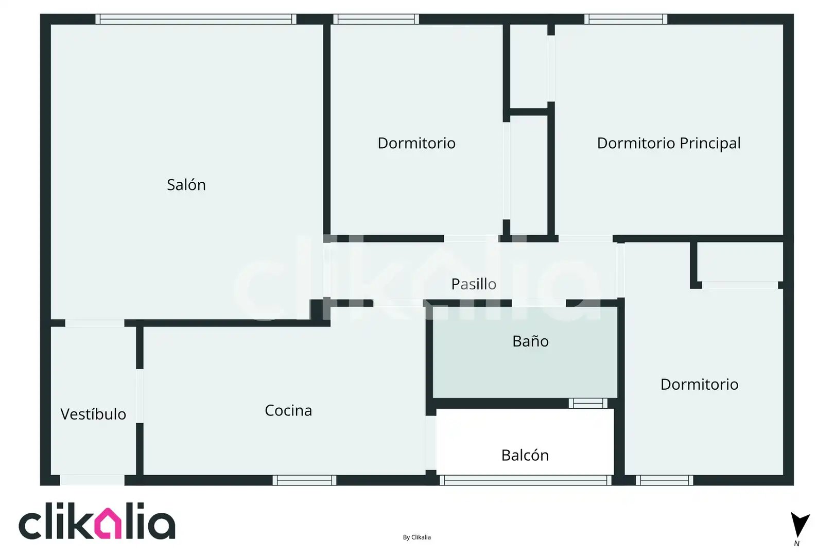 Piso en venta en La Fama