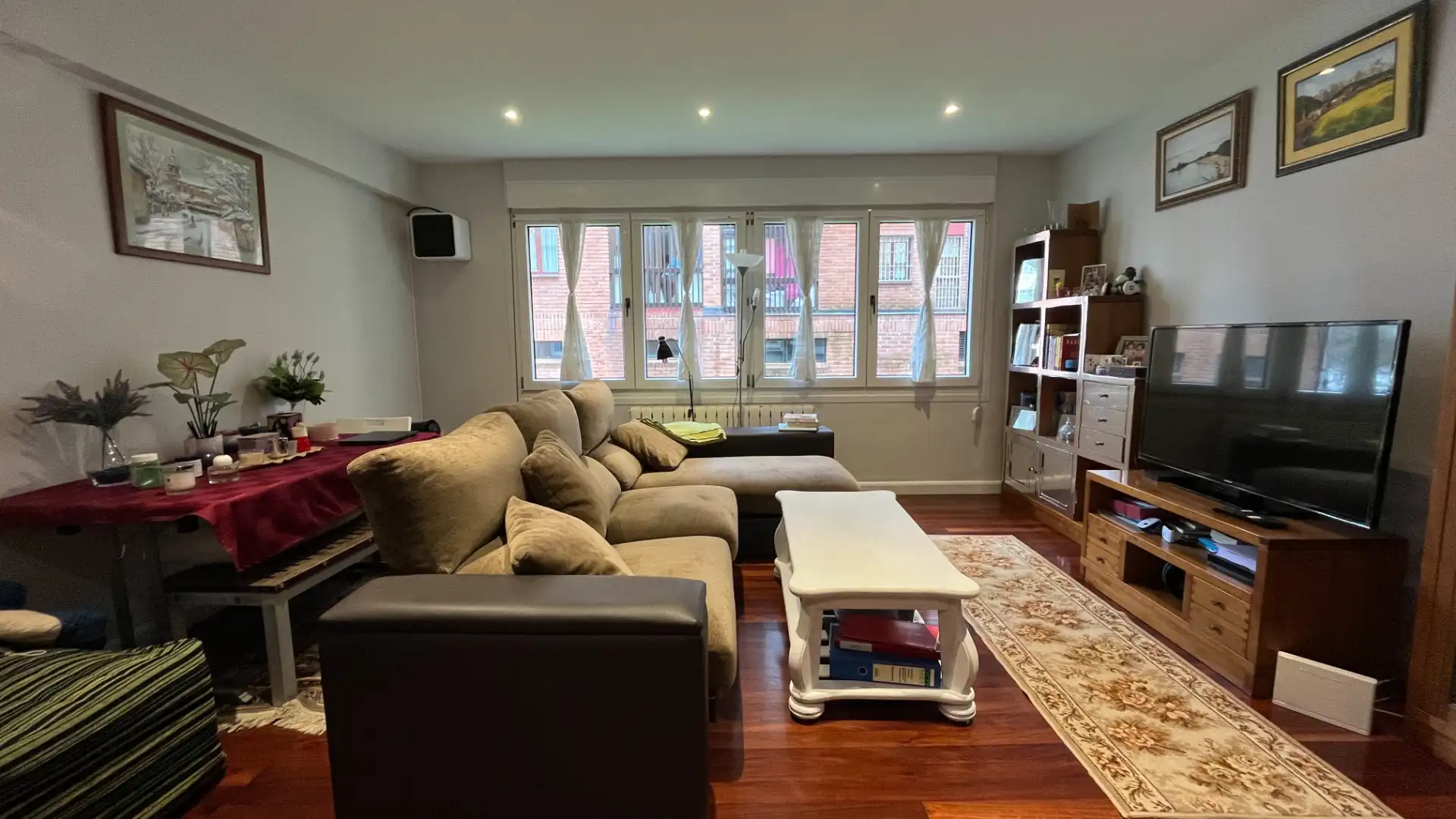 Sala de estar de Piso en venta en Getxo  con Calefacción, Parquet y Trastero