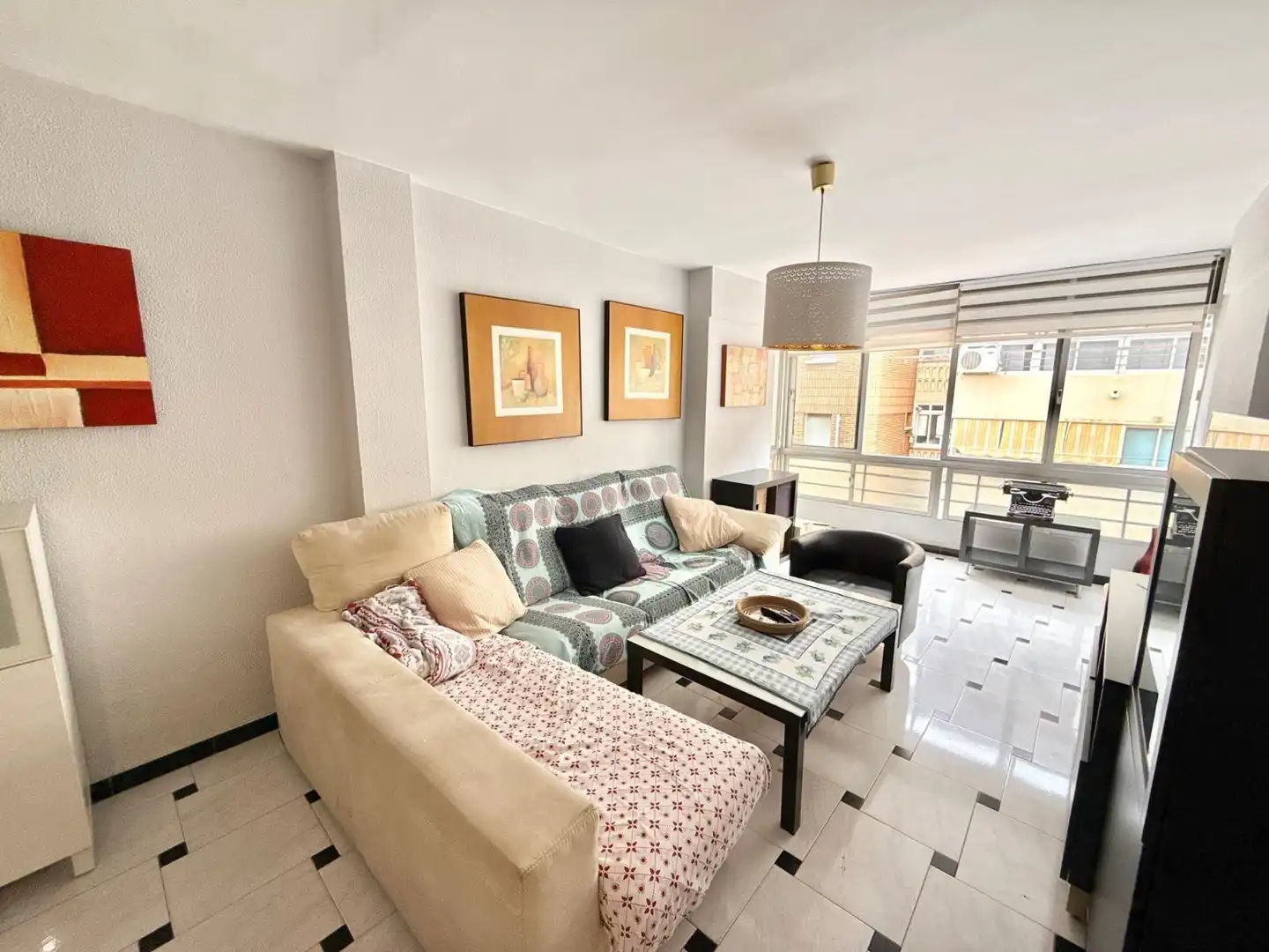 Living room of Flat for rent in Málaga  with Furnished