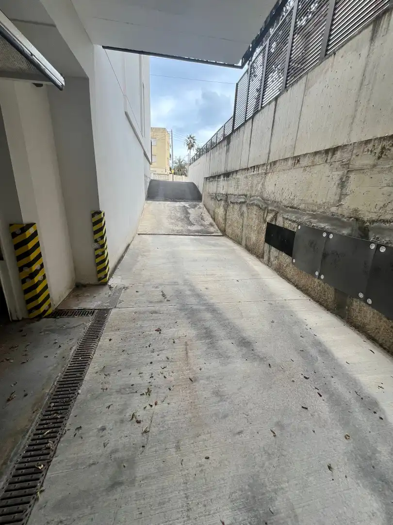 Parking of Flat for sale in Cubelles  with Air Conditioner, Parquet flooring and Terrace