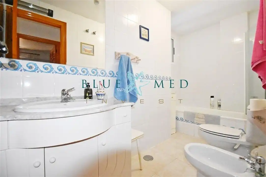 Badezimmer von Wohnung zum Verkauf in Mazarrón mit Privatgarten, Terrasse und Möbliert