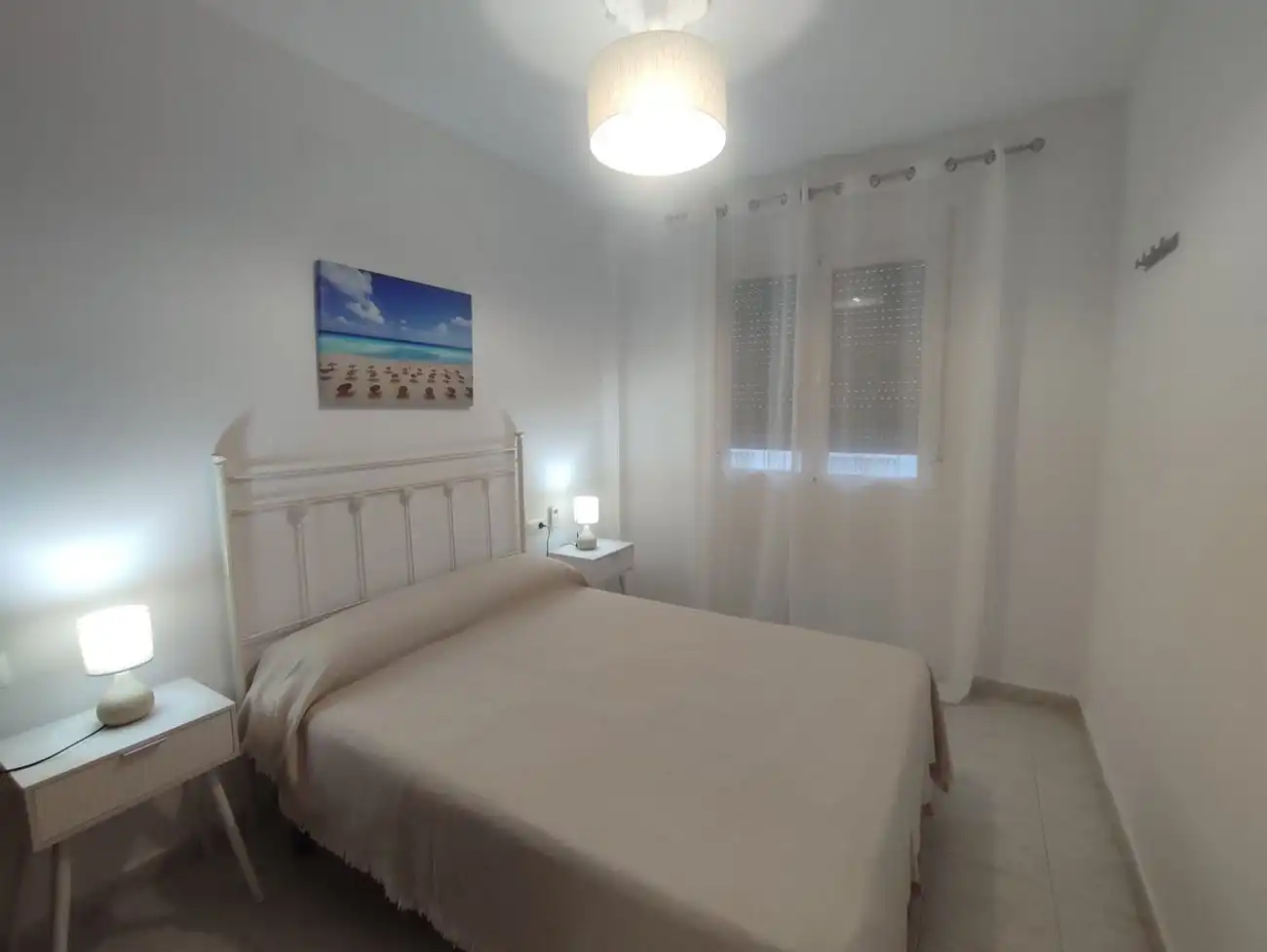 Bedroom of Apartments for rent in Conil de la Frontera  with Air Conditioner and Heating