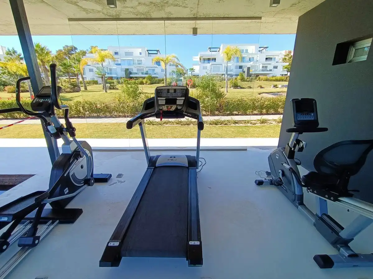 Exterior view of Flat for sale in Estepona  with Air Conditioner, Terrace and Storage room