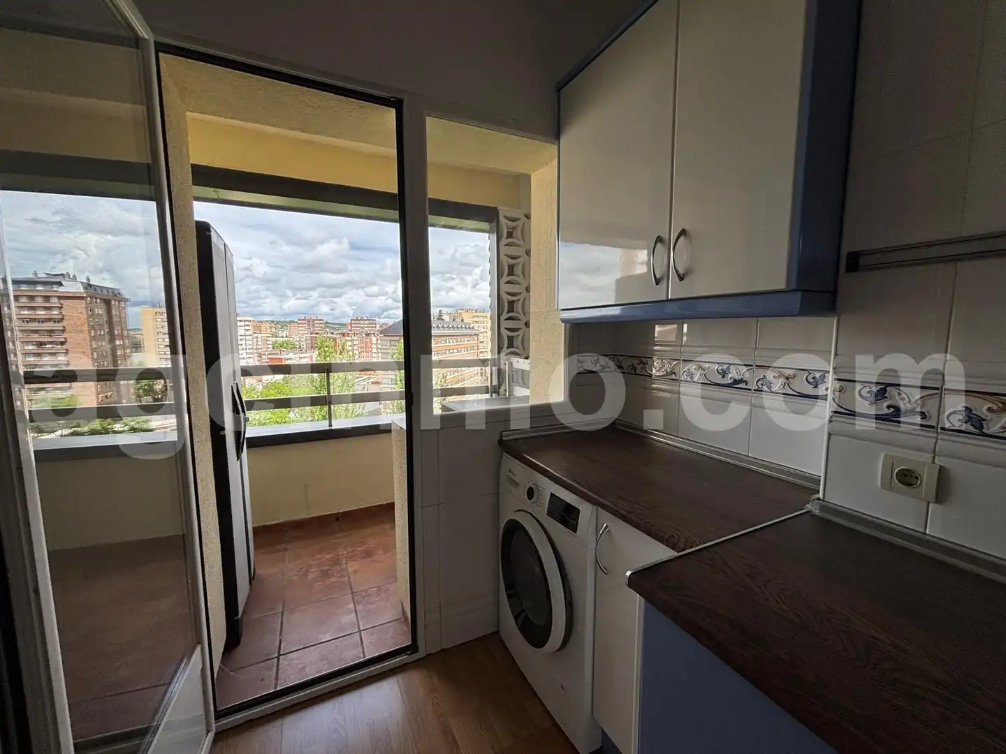 Terraza de Piso de alquiler en Valladolid con Calefacción y Terraza