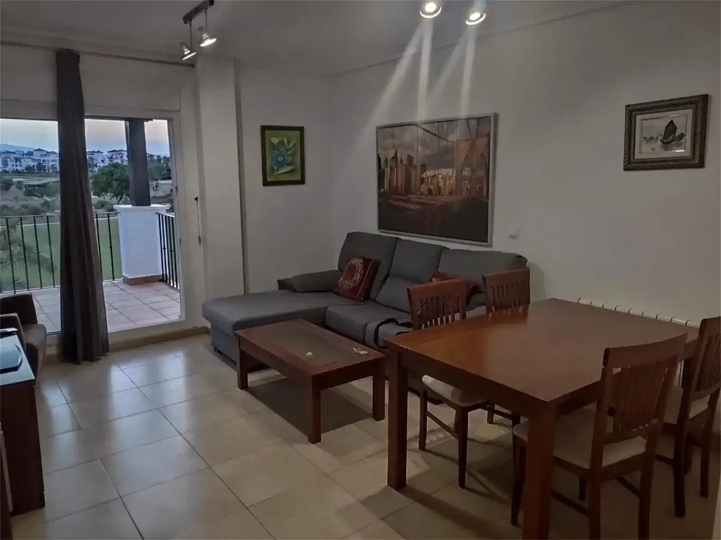 Sala de estar de Piso en venta en Torre-Pacheco con Aire acondicionado, Piscina y Balcón