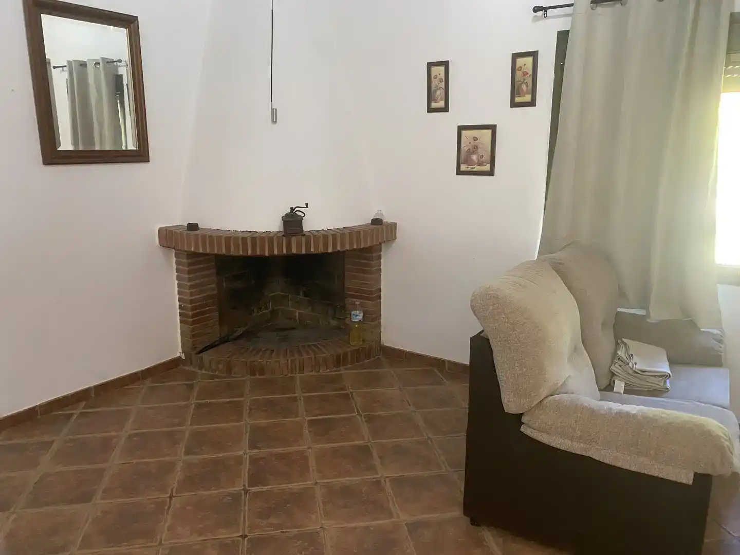 Sala d'estar de Finca rústica en venda en El Bosque