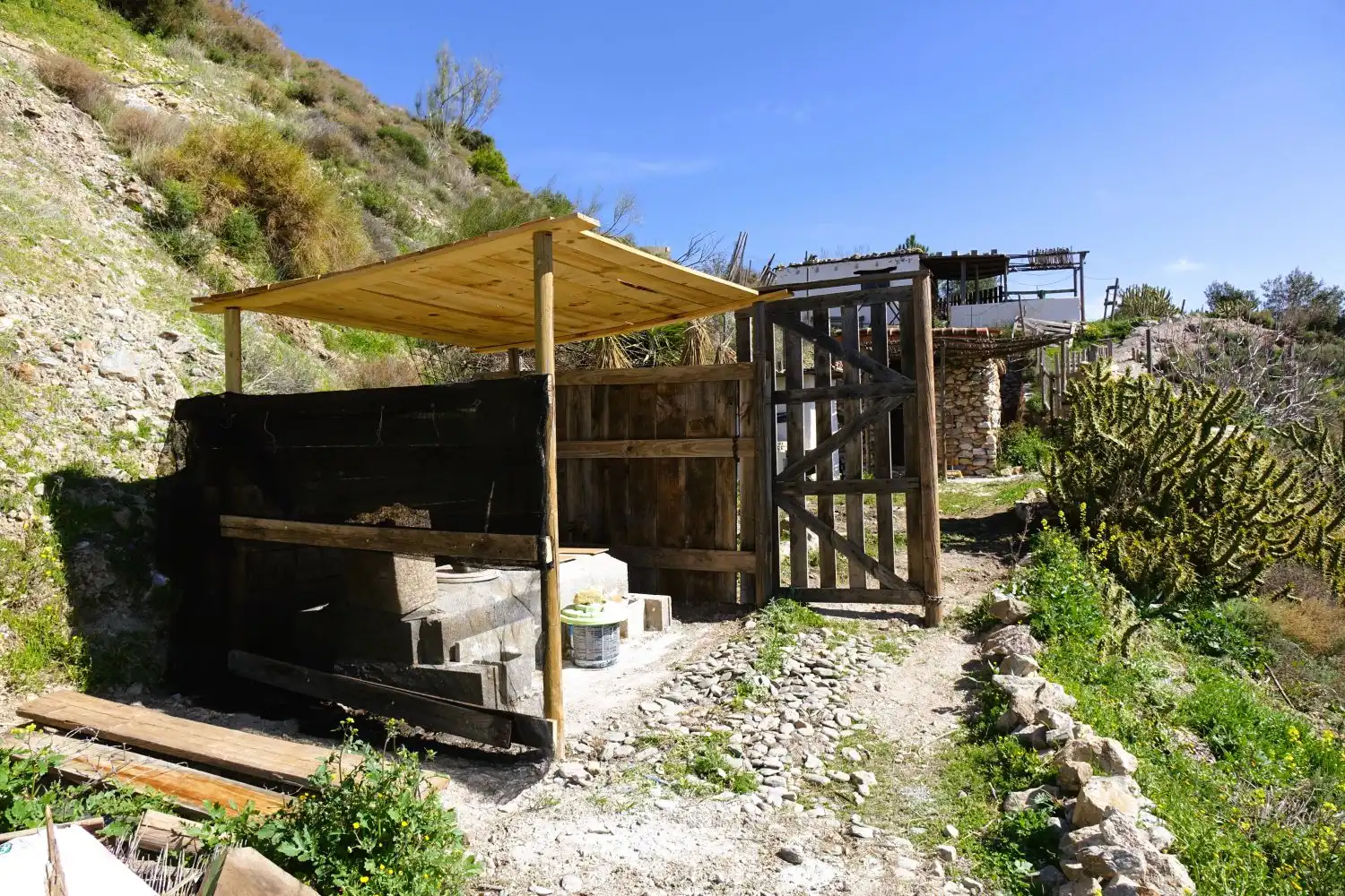 Vista exterior de Casa o xalet en venda en Cáñar