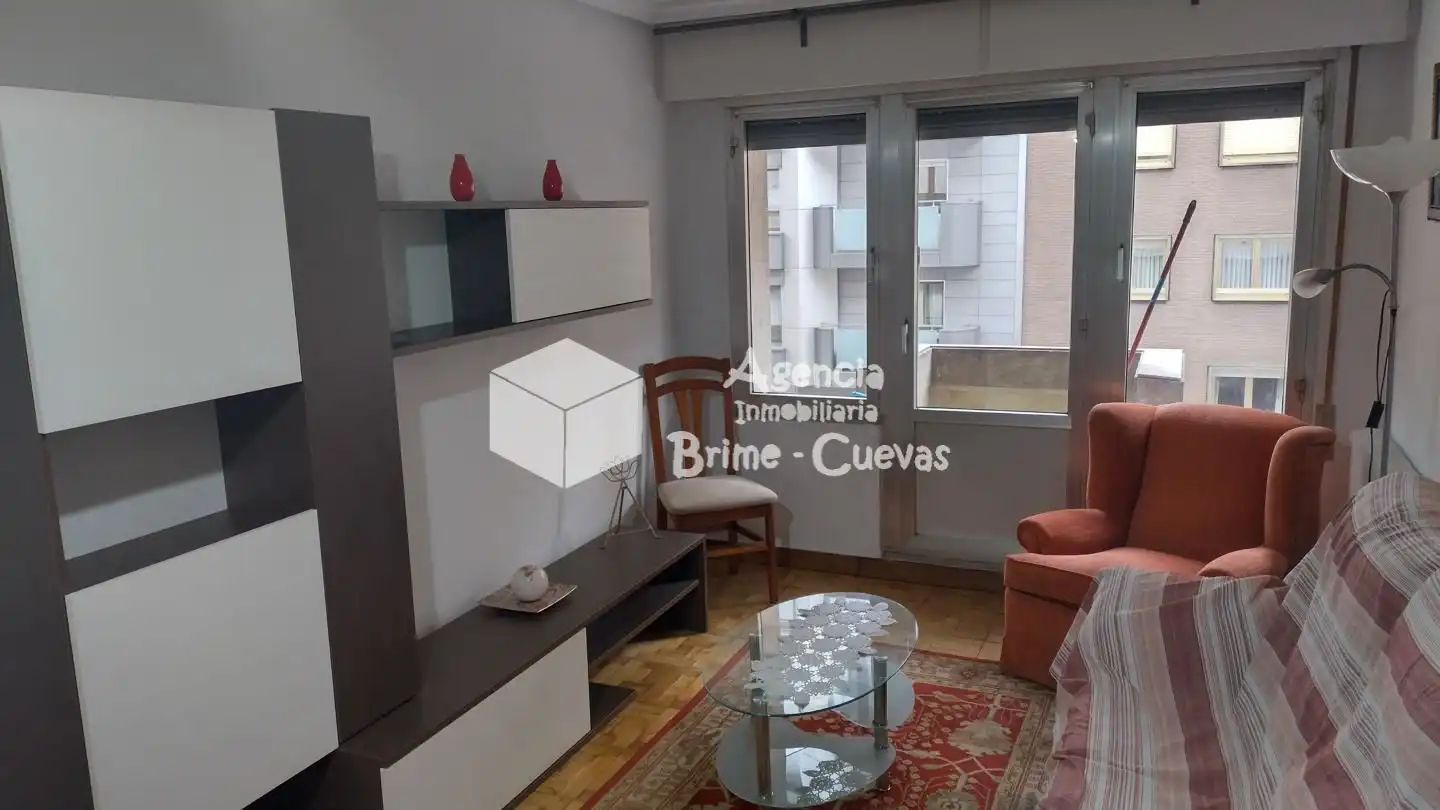 Sala de estar de Piso de alquiler en Oviedo  con Calefacción