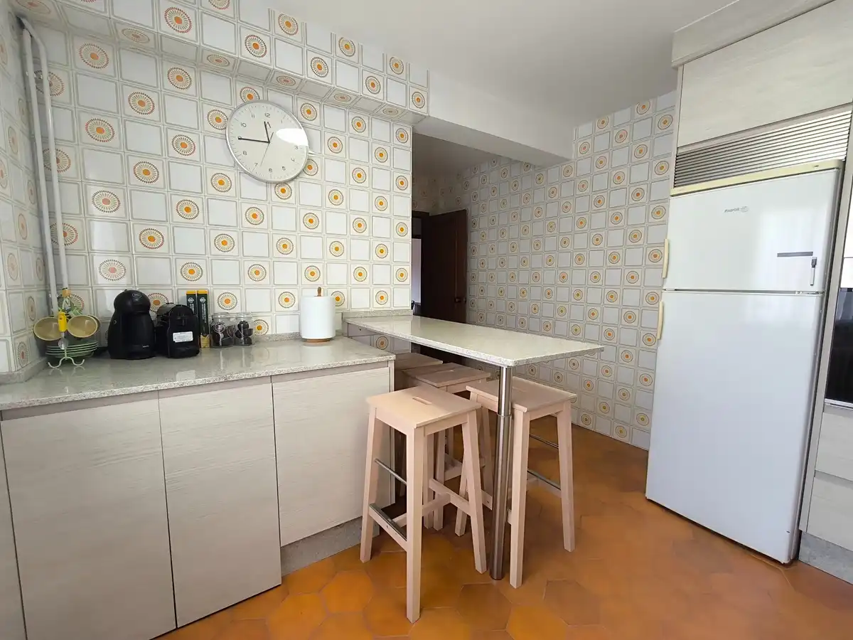 Kitchen of Flat for rent in Vilagarcía de Arousa  with Heating, Parquet flooring and Furnished