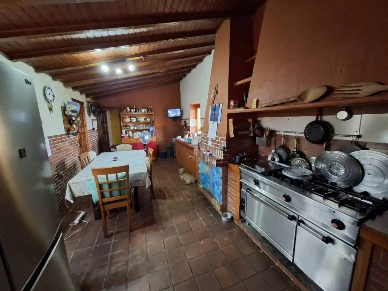 Cuina de Casa o xalet en venda en Cartagena amb Jardí privat