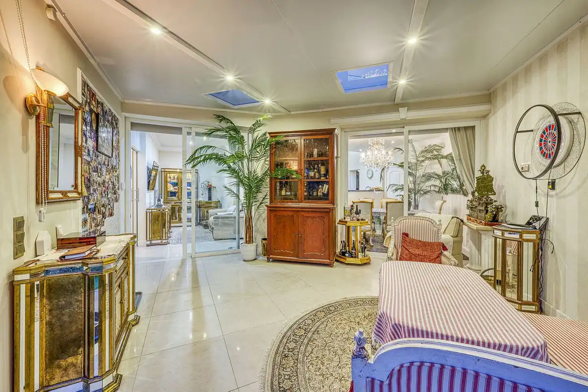 Living room of Detached homes for sale in Marbella  with Air Conditioner, Terrace and Storage room