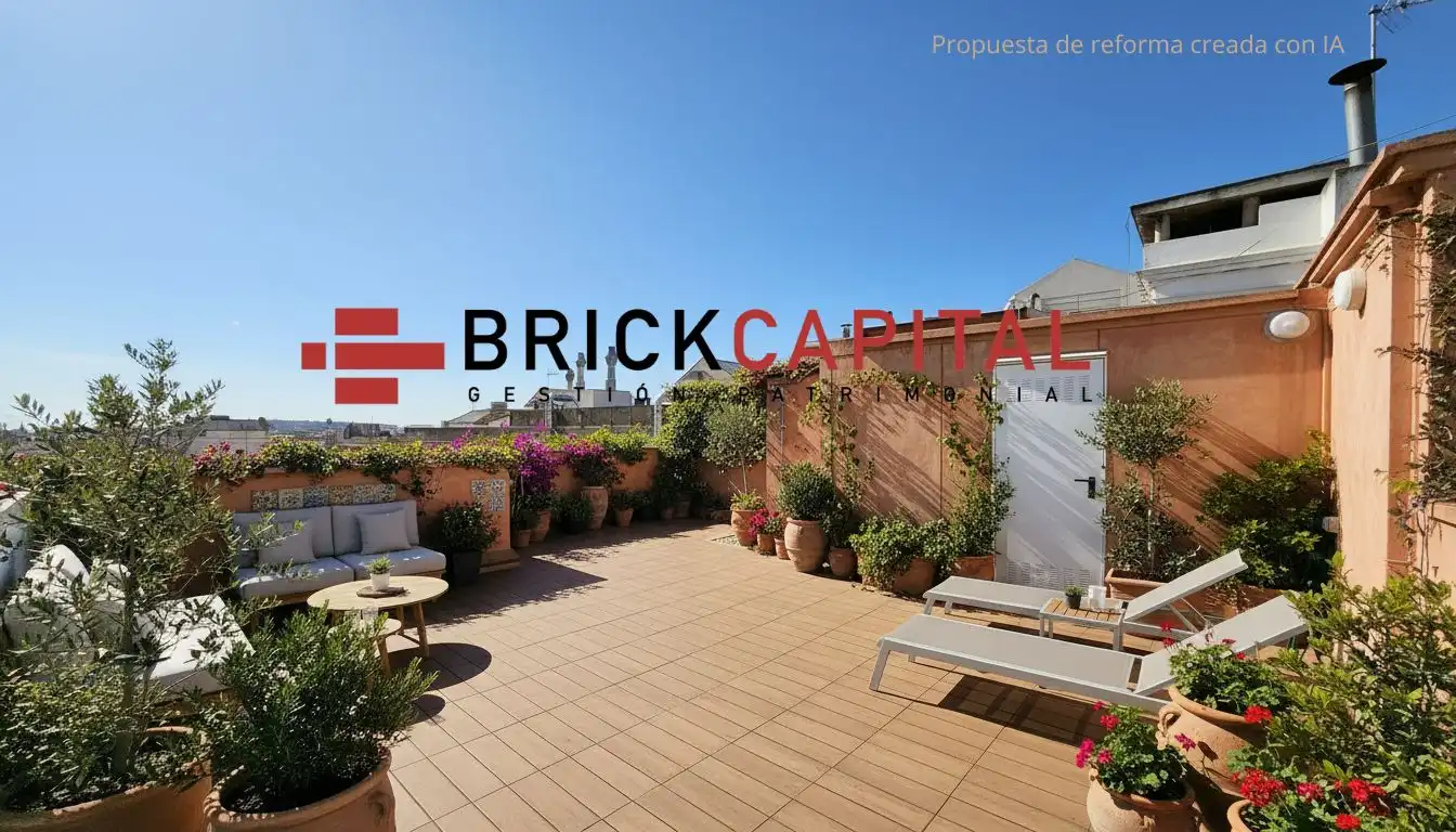 Terraza de Ático en venta en Barcelona con Calefacción, Parquet y Terraza