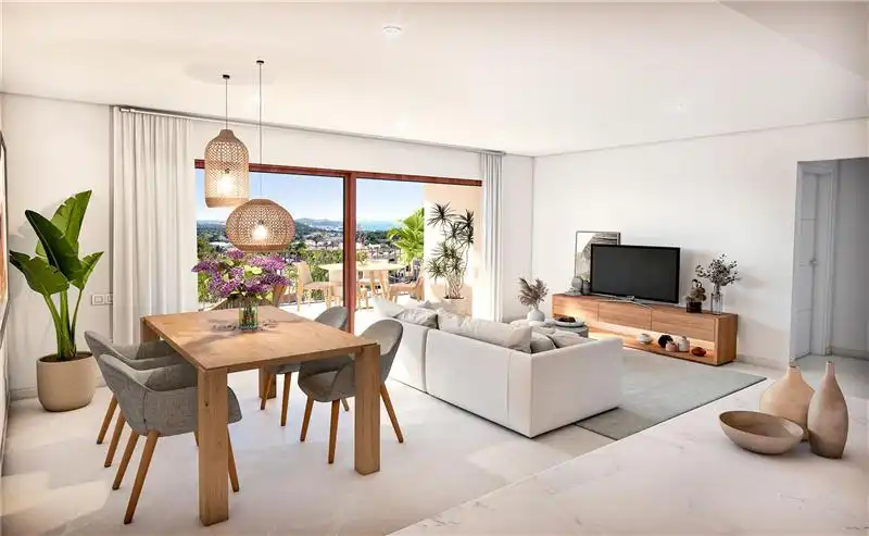 Living room of Flat for sale in Capdepera  with Air Conditioner, Terrace and Community pool