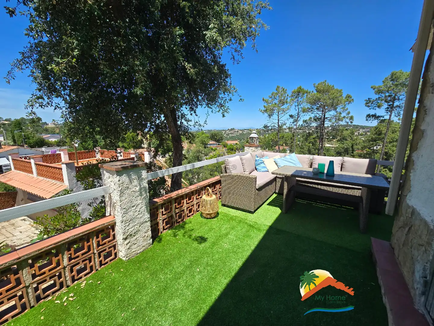 Terraza de Casa o chalet en venta en Lloret de Mar con Aire acondicionado, Calefacción y Jardín privado