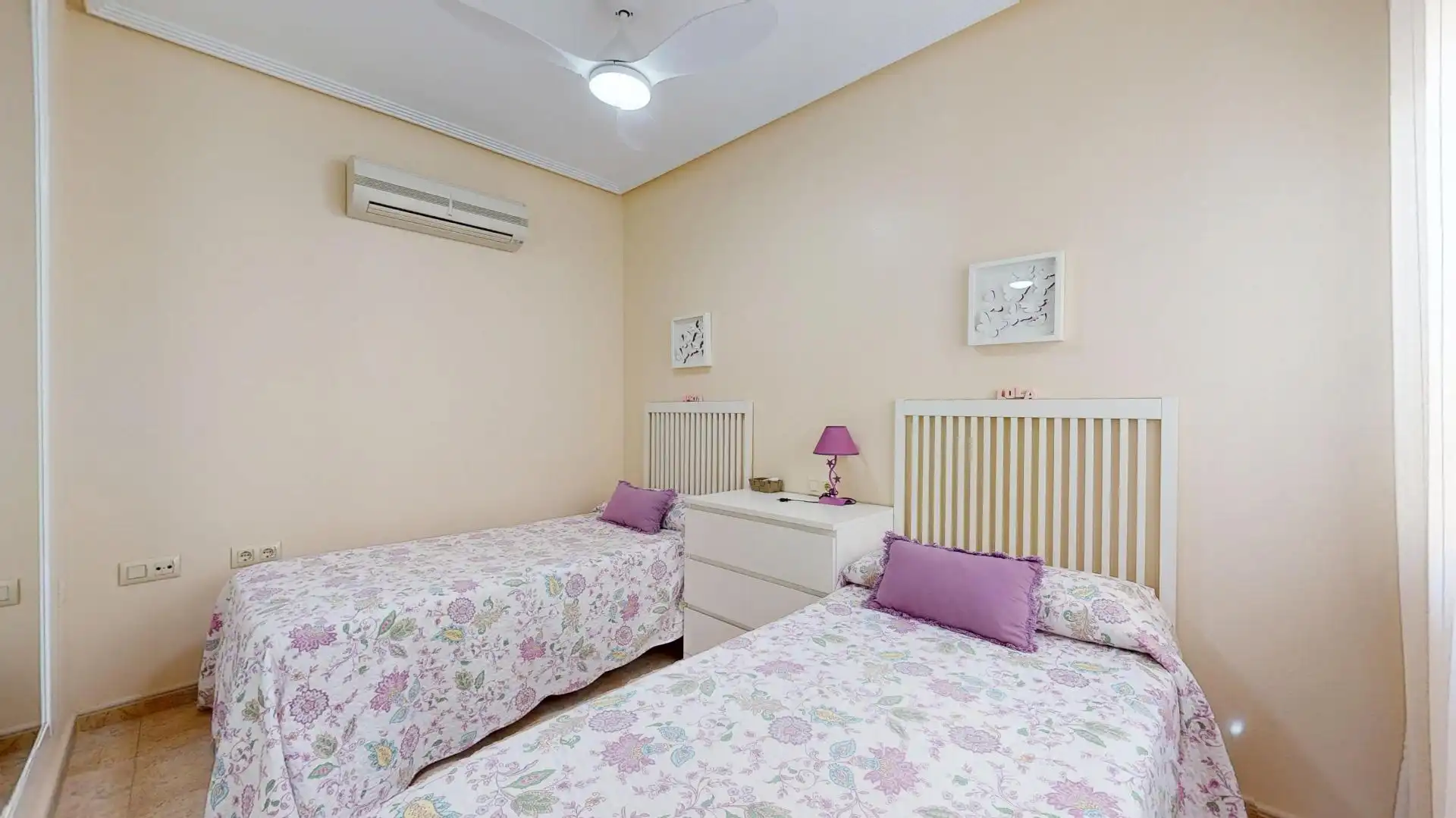 Bedroom of Detached homes for sale in Pilar de la Horadada  with Air Conditioner, Terrace and Community pool