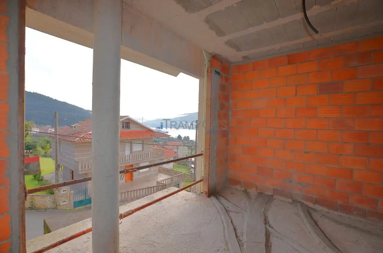 Terrassa de Casa adosada en venda en Moaña amb Jardí privat i Terrassa