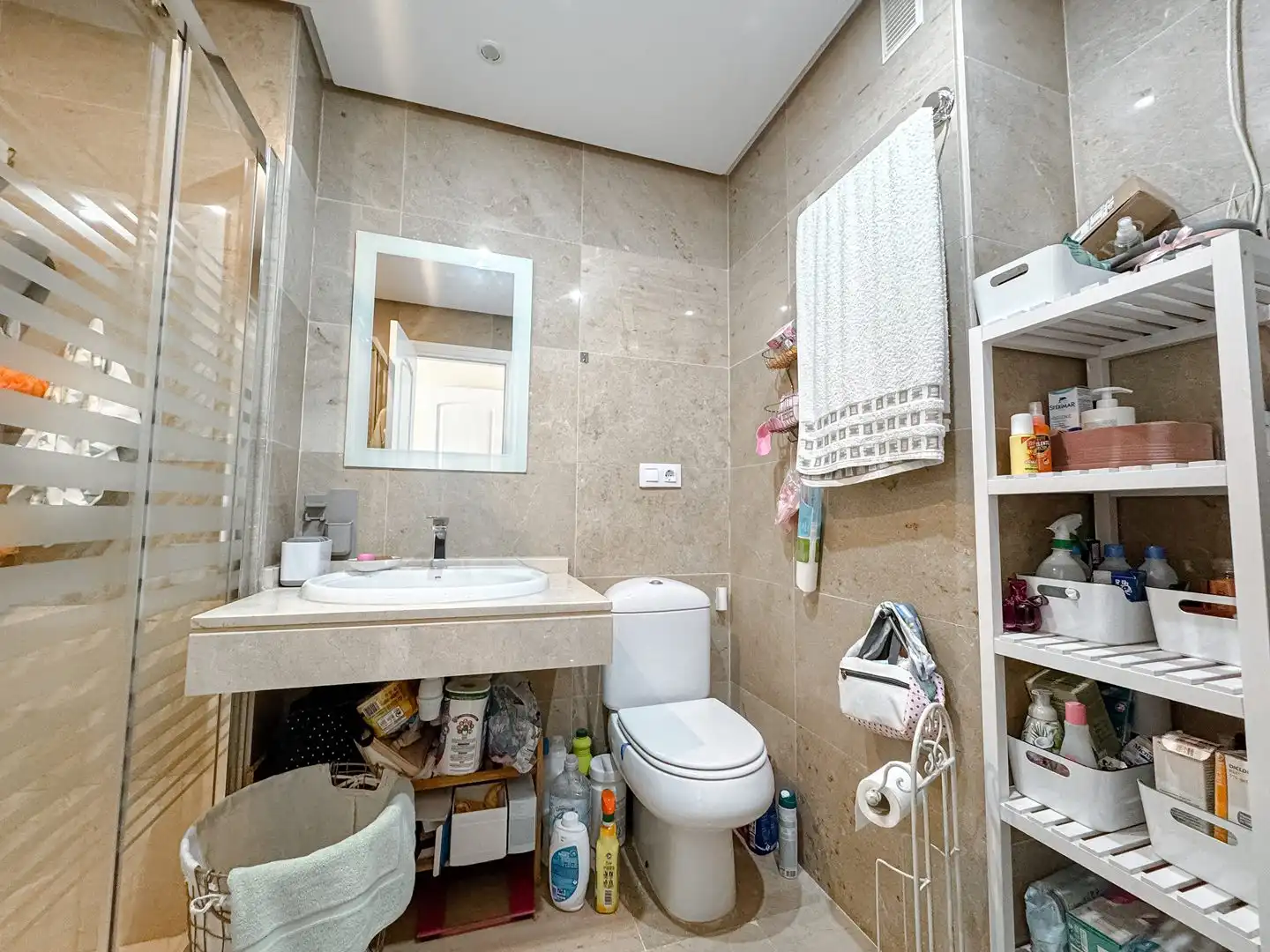 Bathroom of Apartments for sale in Manilva  with Air Conditioner, Heating and Terrace