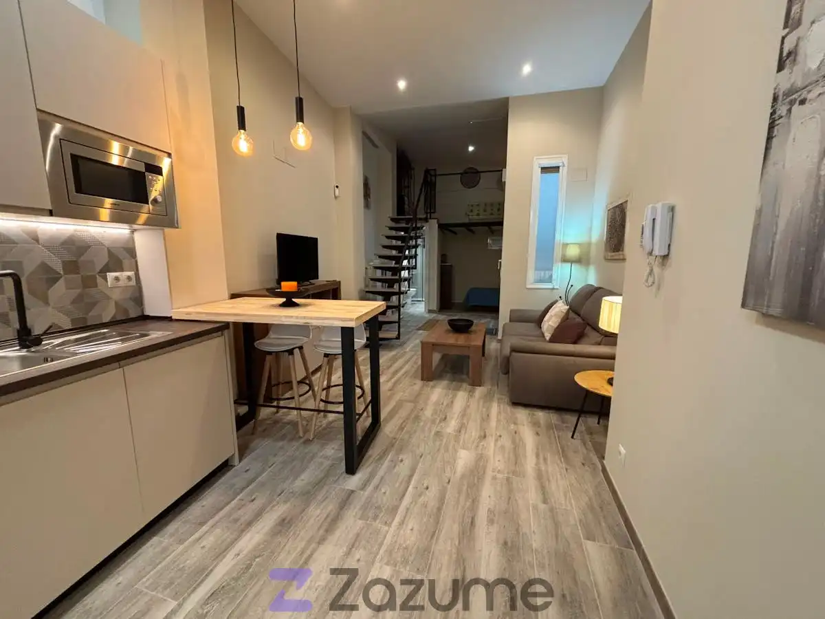 Wohnzimmer von Loft zur Miete in Sevilla mit Klimaanlage, Heizung und Möbliert