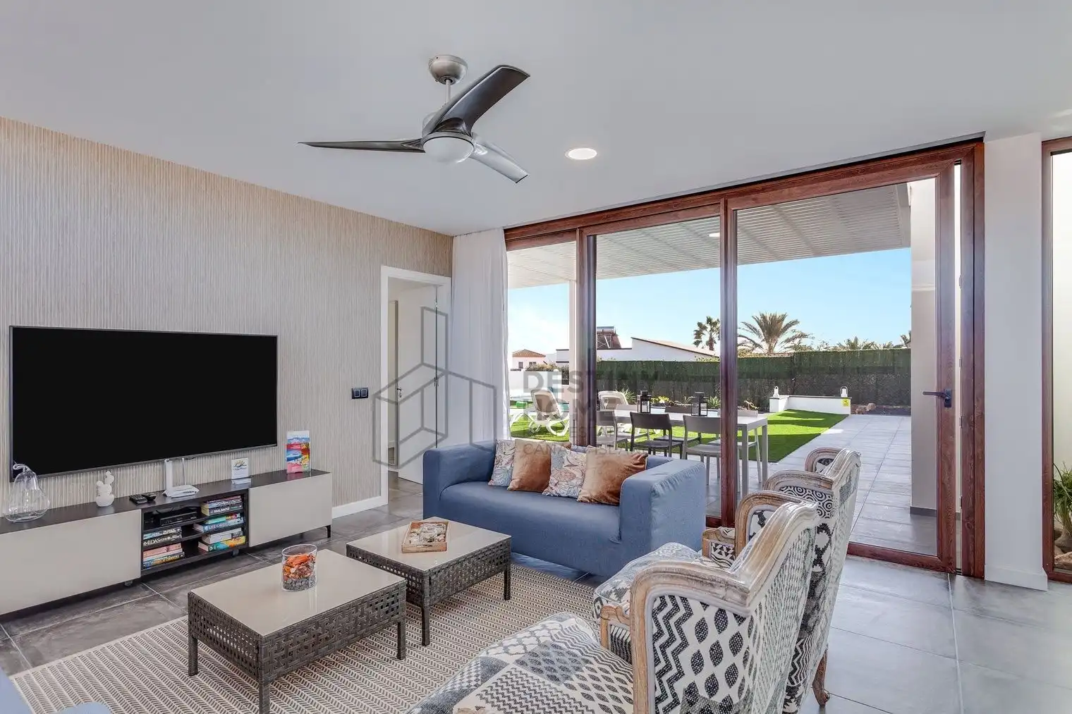 Sala de estar de Casa o chalet en venta en Antigua con Jardín privado, Terraza y Piscina
