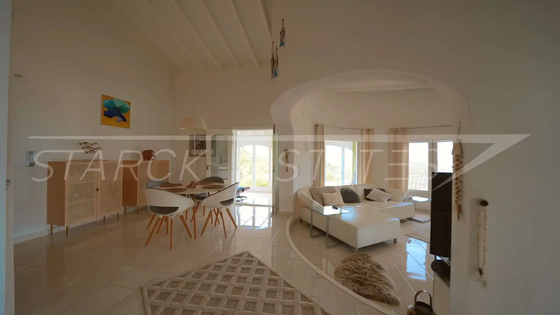Sala d'estar de Casa o xalet en venda en La Vall d'Ebo amb Aire condicionat, Jardí privat i Piscina