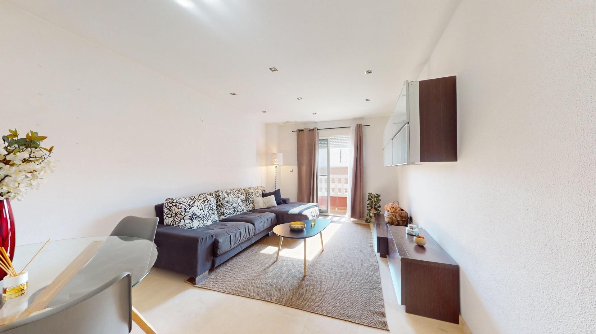 Living room of Flat for sale in Elche / Elx  with Air Conditioner, Terrace and Balcony