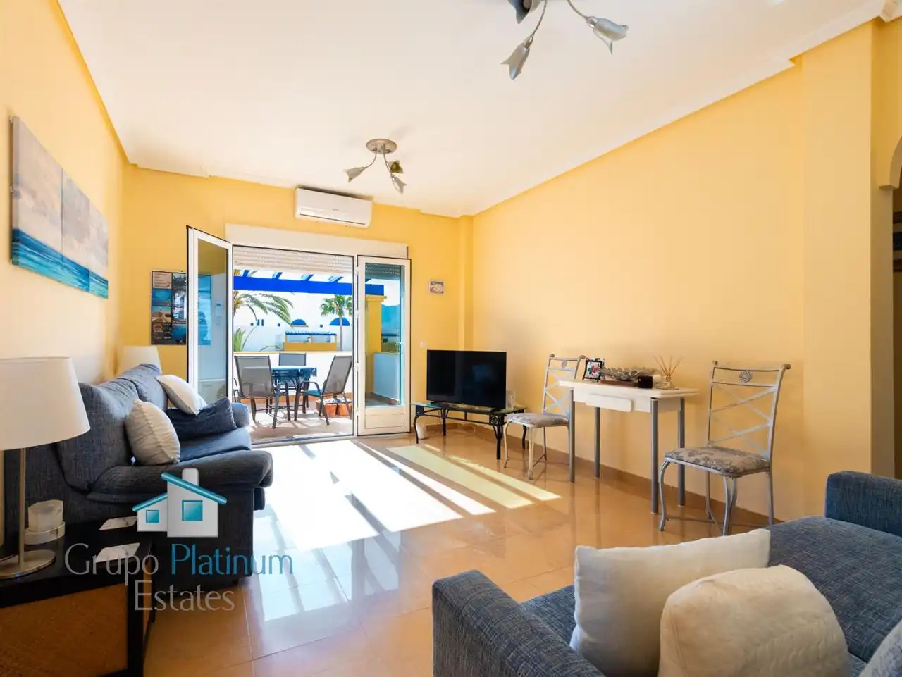 Living room of Apartments for sale in Pulpí  with Air Conditioner, Terrace and Swimming Pool