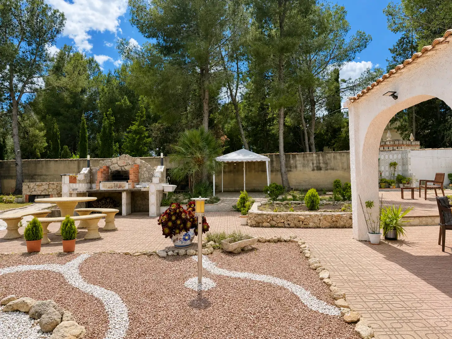 Terraza de Casa o chalet en venta en Godelleta con Aire acondicionado, Calefacción y Jardín privado