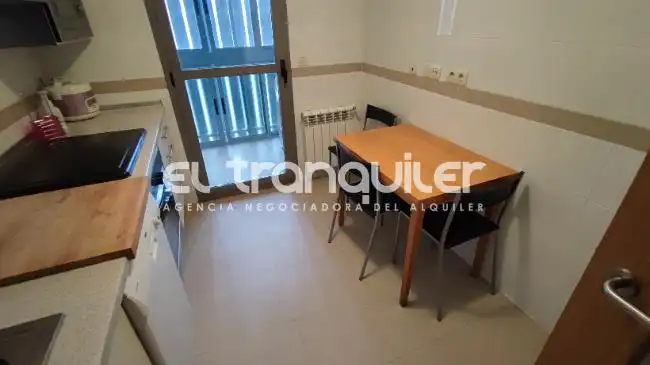 Kitchen of Flat for rent in Madrid  with Swimming Pool, Furnished and Washing machine